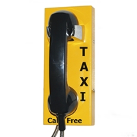 vandal proof waterproof external yellow freephone taxi telephone non corrosive for supermarkets, hospitals and clubs