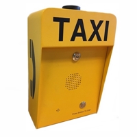 wall or post mounted taxi call point telephone