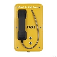 heavy duty taxi telephone with duel memory