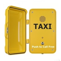 waterproof taxi telephone with door