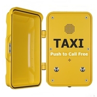 robust industrial heavy duty taxi telephone 2 memory autodial with door