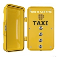 robust 4 button and autodial memory industrial heavy duty taxi auto-dial telephone