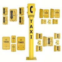 waterproof and vandal proof metal hotline telephone and call post