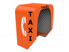 red waterproof grp vandal resistant and fire retardent acoustic hood