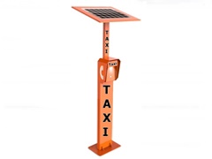 solar powered taxi call telephone 3g, analogue  or voip, Robust and waterproof hotline free phone
