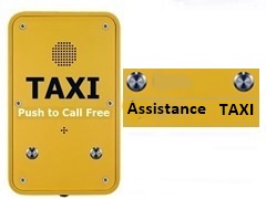 push to call taxi call point spekaerphone. Waterproof and vandal proof