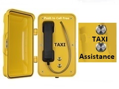 taxi telephone booking service, taxi free phones with multi channels and handsets. Robust vandal proof and weather resistant