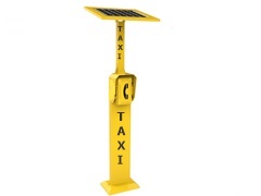 solar powered taxi call telephone 3g, analogue  or voip, Robust and waterproof hotline free phone