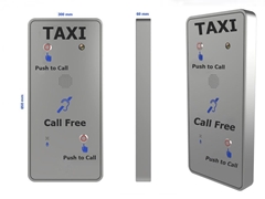 disability taxi call point telephone free phone for wall mounting with camera and hearing loop