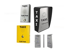 wall mounted robust dedicated taxi booking telephones, 3G, voip or analogue