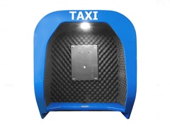 strong grp plastic waterproof flame retardant vandal proof acoustic blue hood and booth